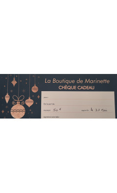 Chèques cadeaux 50E