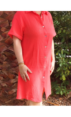 Robe corail 34/40