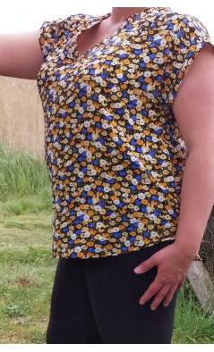 Blouse fluide fleurs